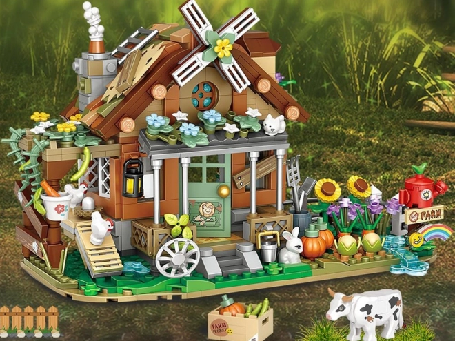 Kreatywna zabawkowa farma Ogród Farma 899 ele ZA5344