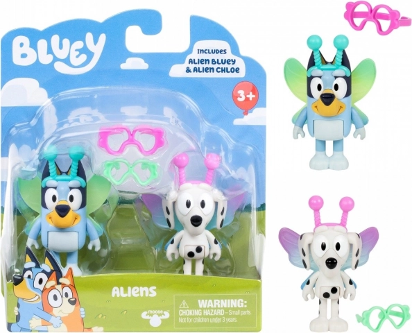 Figurki Bluey dwupak Baby Bluey i Chloe