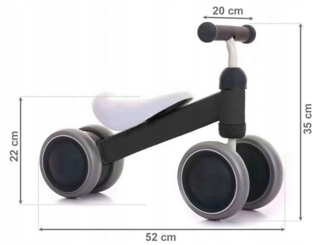 ECOTOYS Jeździk MINI czarny