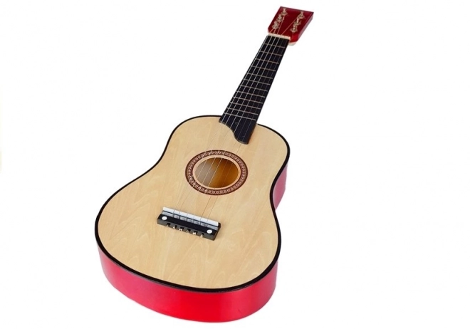 Drewniana gitara z kremem stożkowym