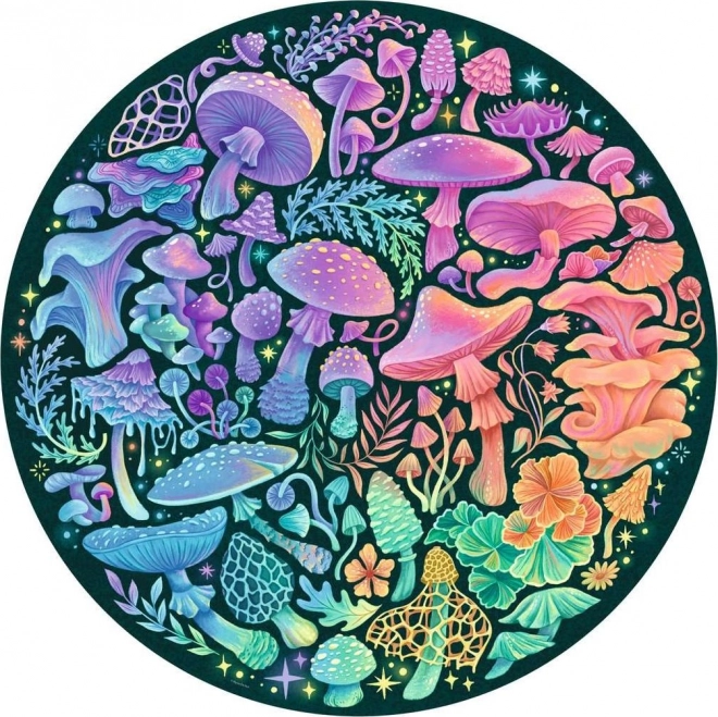 Puzzle 500 elementów paleta barw Grzyby RAVENSBURGER