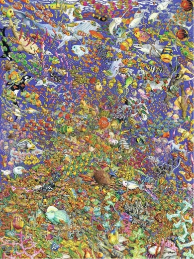 Ravensburger puzzle Rafa koralowa 1500 elementów
