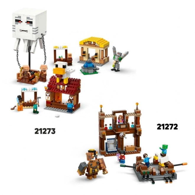 LEGO Minecraft 21273 Atak balonowego Ghasta na wioskę