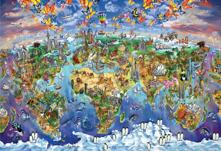 Puzzle EUROGRAPHICS Cuda świata 5000 elementów