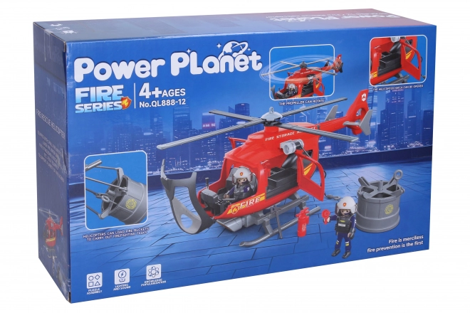 Helikopter strażacki z efektami 38 cm