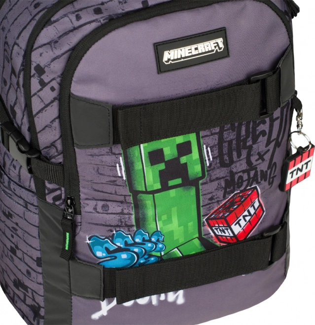 plecak szkolny Baagl Skate Minecraft TNT