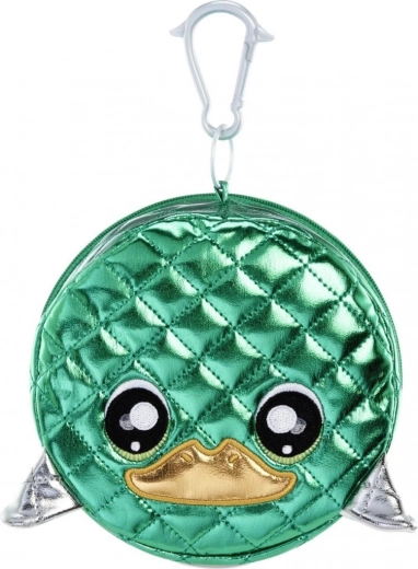 Błyszcząca torebka w zwierzęcym stylu