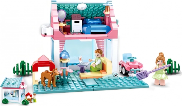 Sluban Girls Dream dom sąsiada – zestaw konstrukcyjny dla dzieci