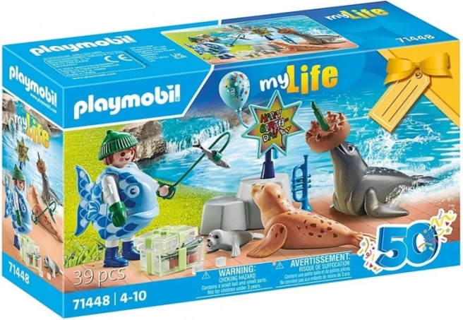 PLAYMOBIL zestaw prezentowy: karmienie zwierząt