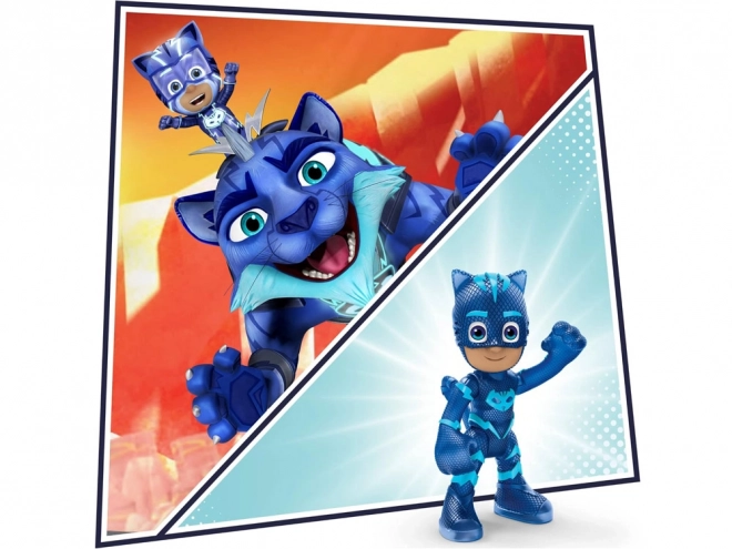 PJMasks ryczący odważny kot z figurką