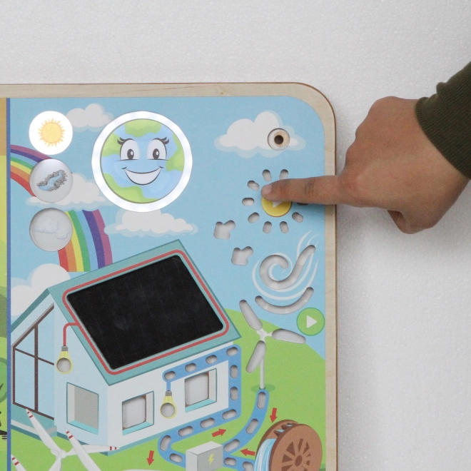 Edukująca Tablica Energia Odnawialna i Nieodnawialna Masterkidz Montessori