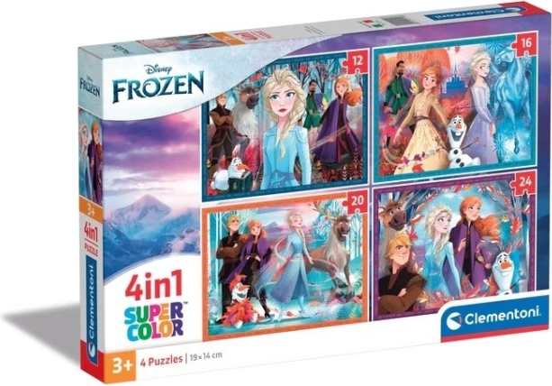 Puzzle 4w1 Kraina Lodu