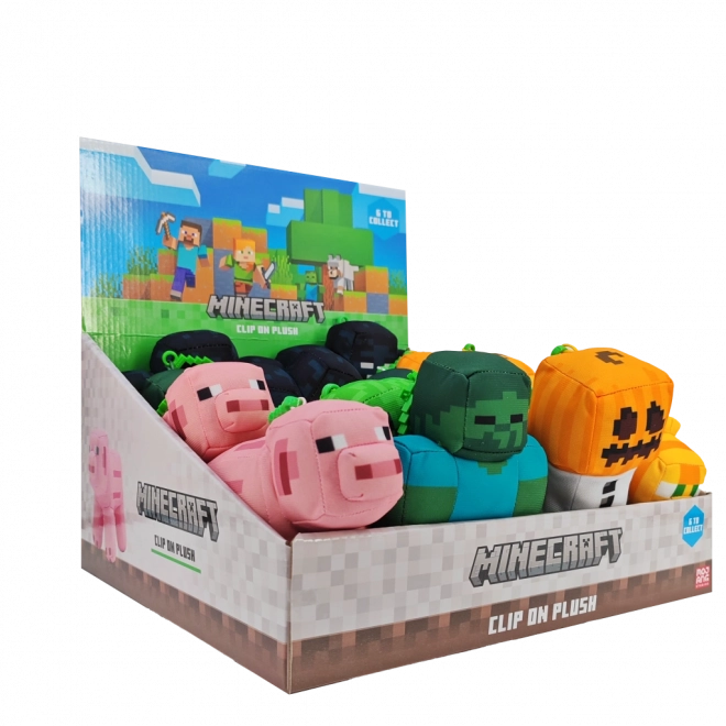 Minecraft pluszowa zawieszka
