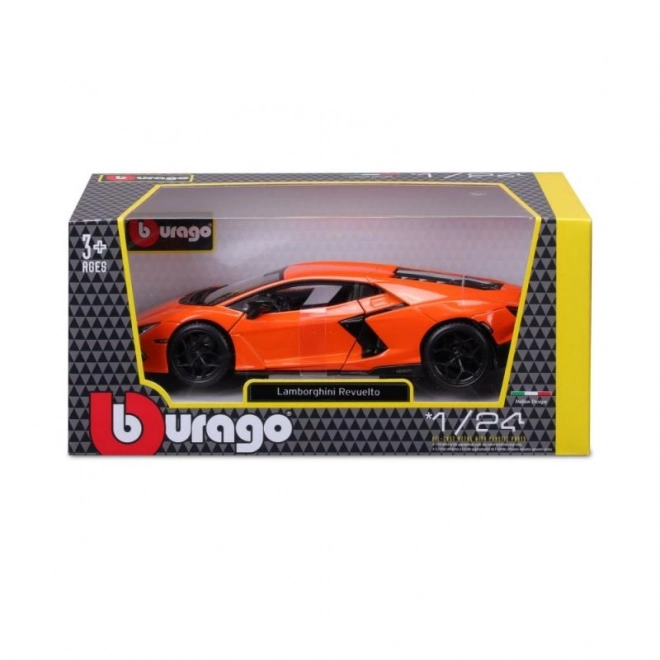 Bburago 1:24 Plus - Lamborghini Revuelto - Pomarańczowy