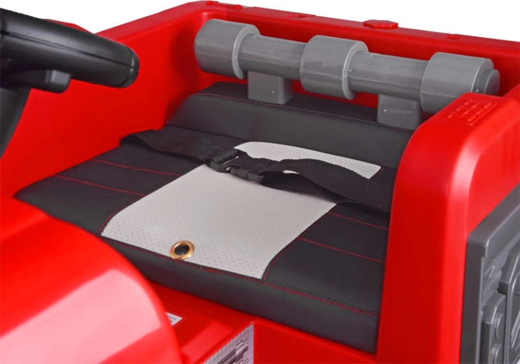 Wygodne siedzisko i pas bezpieczeństwa