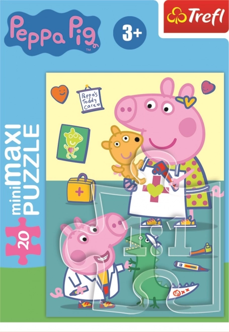 TREFL Puzzle Świnka Peppa: Badanie lekarskie 20 elementów