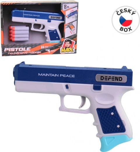 Dziecięcy pistolet z miękkimi nabojami