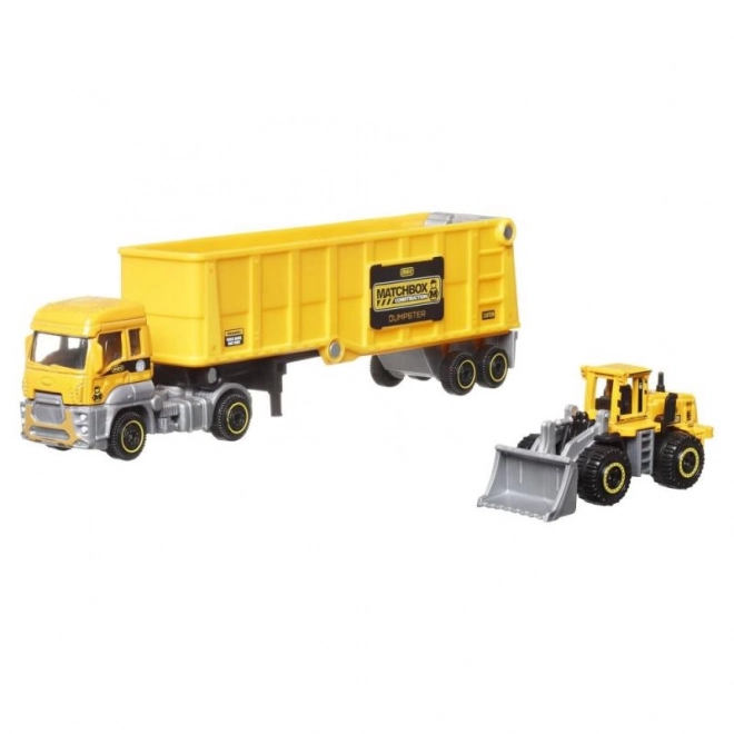 Pojazd transportowy + samochodzik Matchbox Convoys