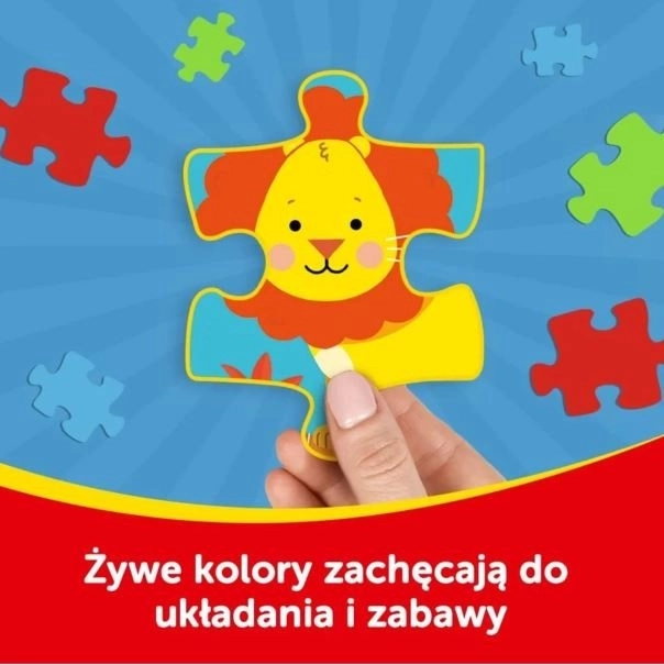 Puzzle 100 elementów z brokatem Glitter Dollhouse Gabby