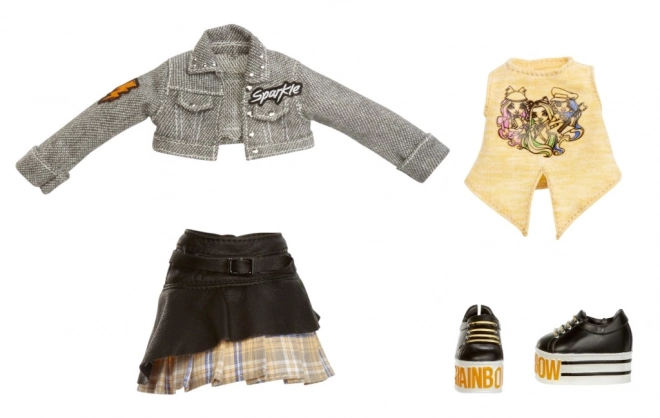 Rainbow High Sparkle & Shine Fashion lalki - Clementine (Pomarańczowy)
