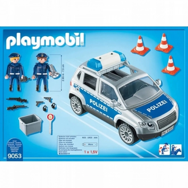Zestaw figurek City 9053 Policyjny pojazd terenowy