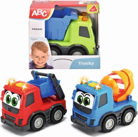 Dziecięca ciężarówka ABC VOLVO 13 cm ze światłem i dźwiękiem (3 rodzaje)