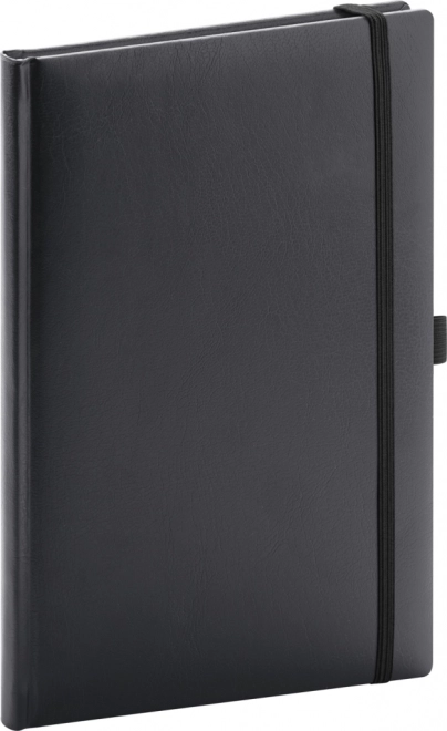 Notes w kropki NOTIQUE Balacron czarny 15 x 21 cm