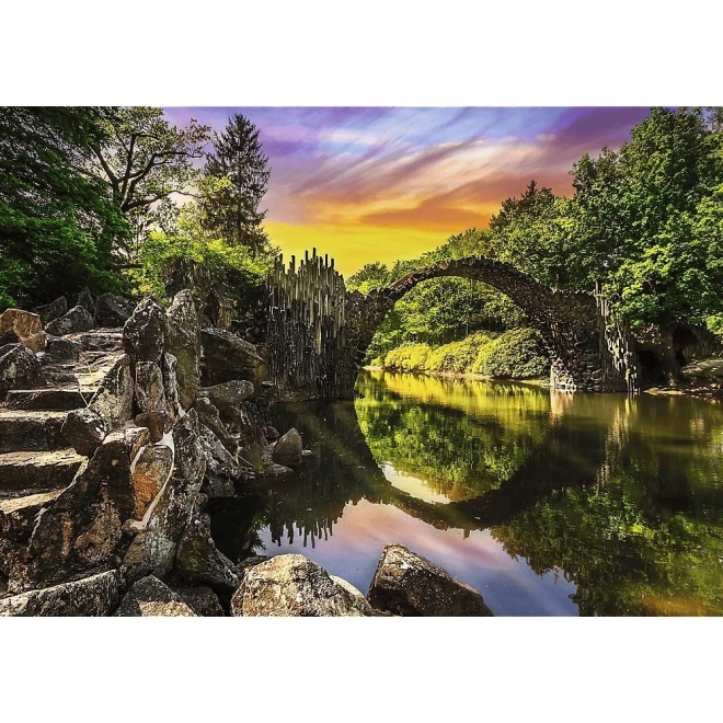 TREFL Puzzle Premium Plus Photo Odyssey: Most Rakotza w Kromlau 1000 elementów