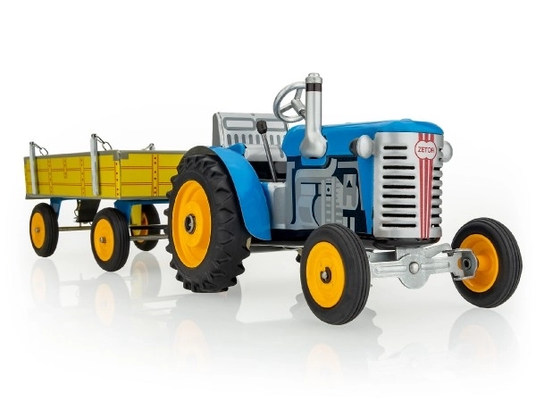 Traktor Zetor z Niebieską Przyczepą