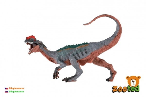 Dilophosaurus zooted plast 15cm w woreczku