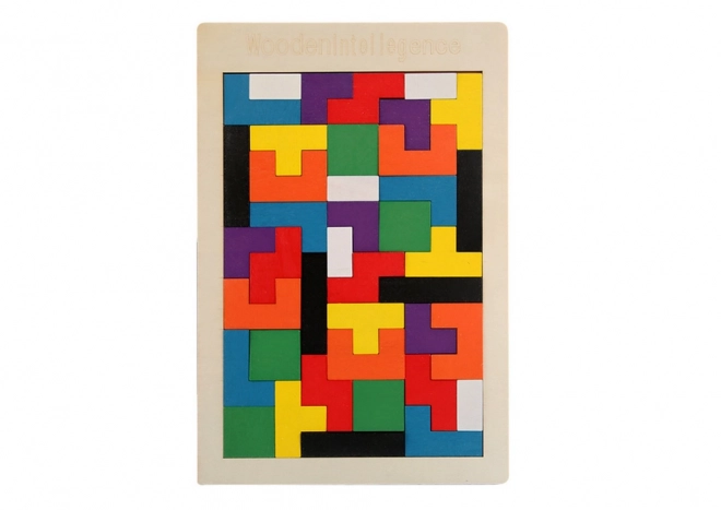 Drewniane puzzle Puzzle 40 elementów
