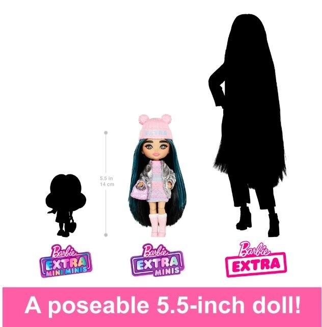 Lalka Barbie Extra Fly Minis w zimowej stylizacji