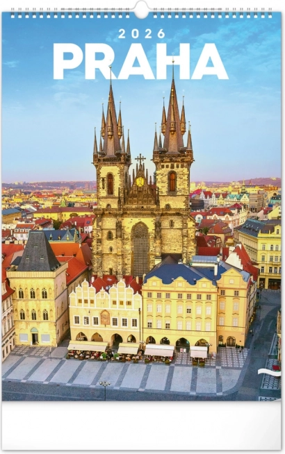 Kalendarz ścienny Praga 2026
