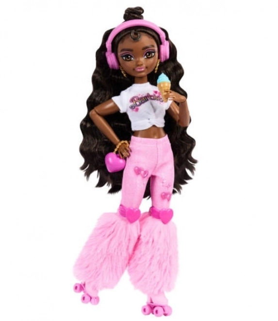 Lalka Barbie Dream Besties Brooklyn na rolkach
