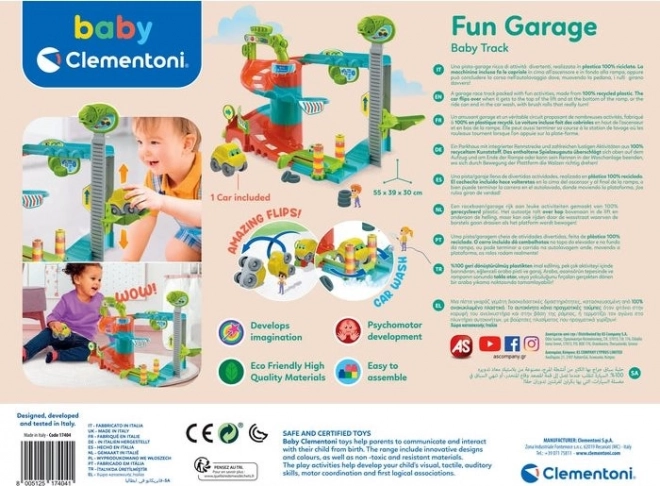 Clementoni baby - Zabawniany garaż
