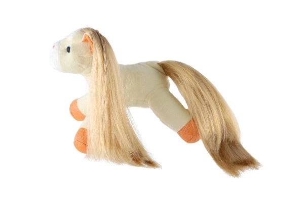 Jednorożec w torebce - pomarańczowa 18 cm