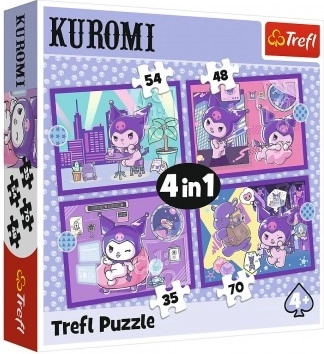 Puzzle Den z Kuromi 4w1