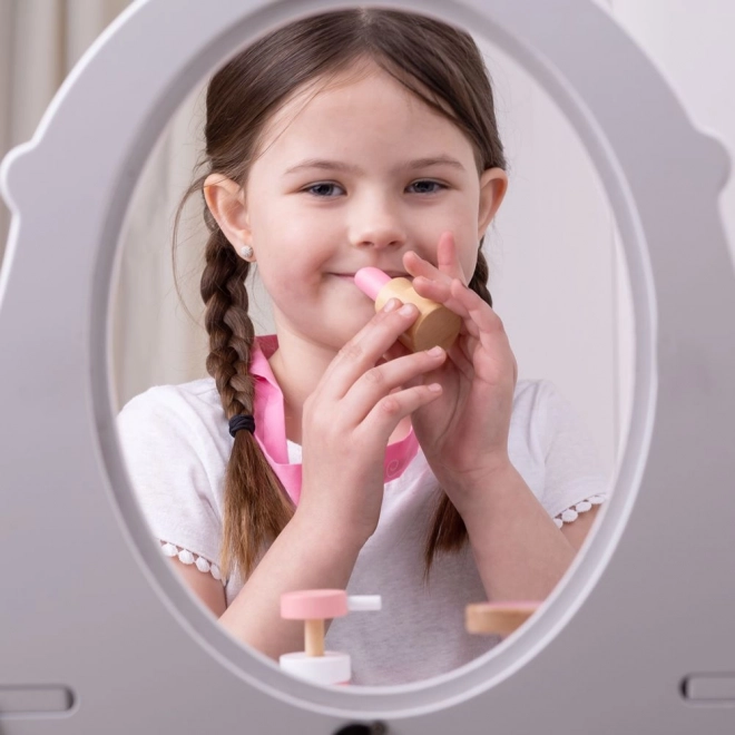 Bigjigs Toys Drewniany zestaw kosmetyczny