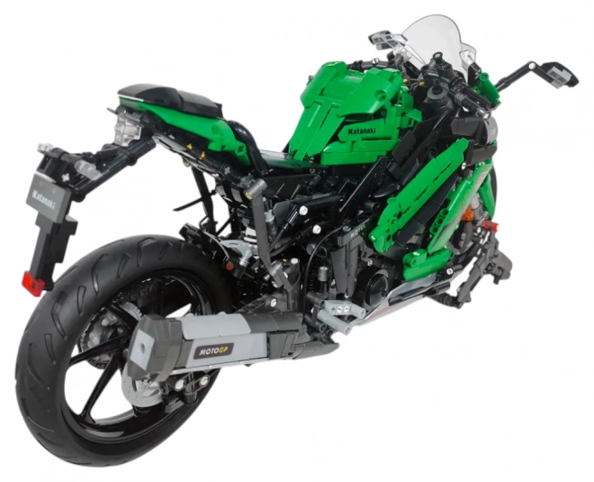 Zestaw Klocków Sportowy Motocykl zielony 2304 elementy