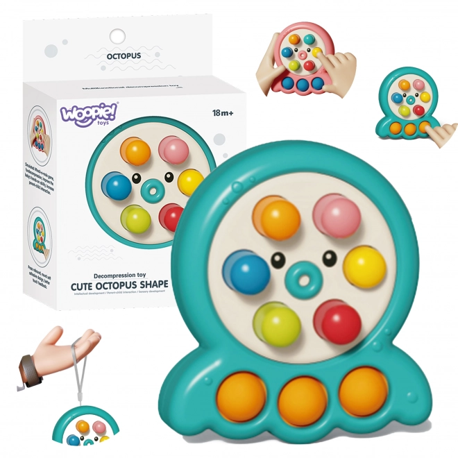 WOOPIE Gra zręcznościowa Hammerhead Kreta Z prowizorem Ośmiornica Zielona 2w1