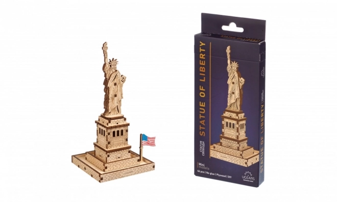3D drewniany model Statuy Wolności