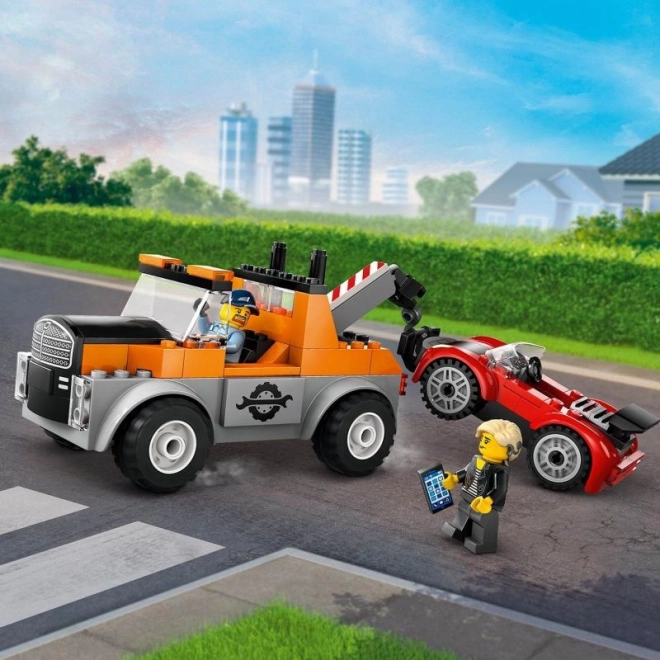 LEGO City 60435 Laweta i naprawa sportowego auta