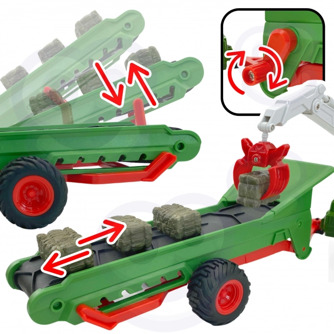 Zestaw maszyn rolniczych traktor mini farma WOOPIE