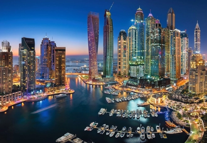 Puzzle Miejskie wieże Dubaju