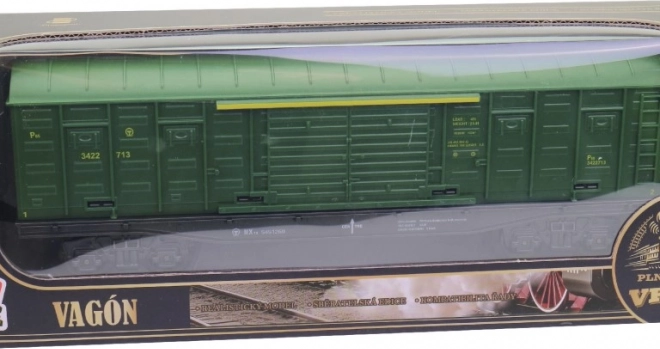Wagon kryty zielony 25 cm