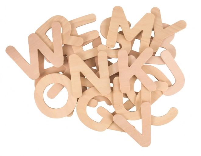 Bigjigs Toys Drewniana alfabet duże litery
