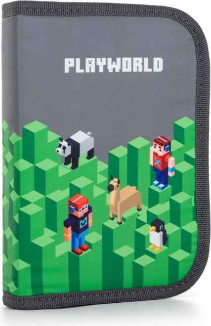 OXYBAG Szkolny piórnik jednokomorowy Playworld