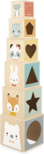 Układanie w stos i wkładanie – dwie gry w jednej