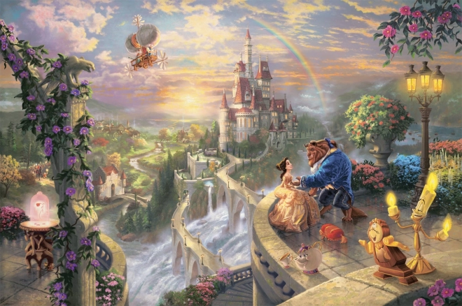 Puzzle Piękna i Bestia 1000 elementów SCHMIDT