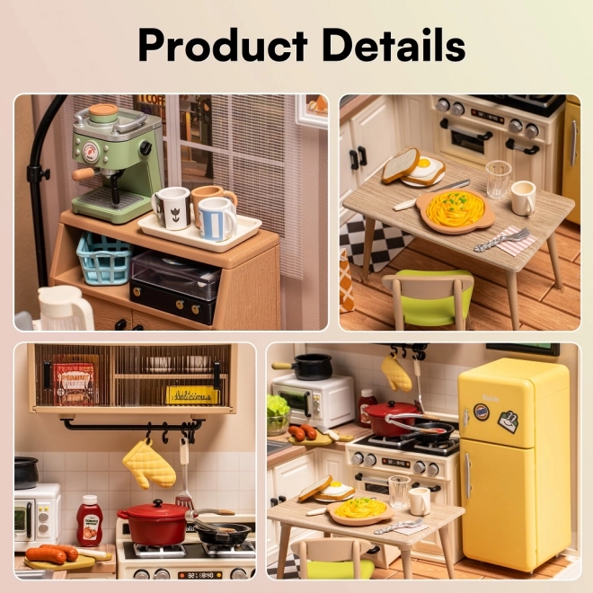 RoboTime miniatura domku Kuchnia Happy Meals